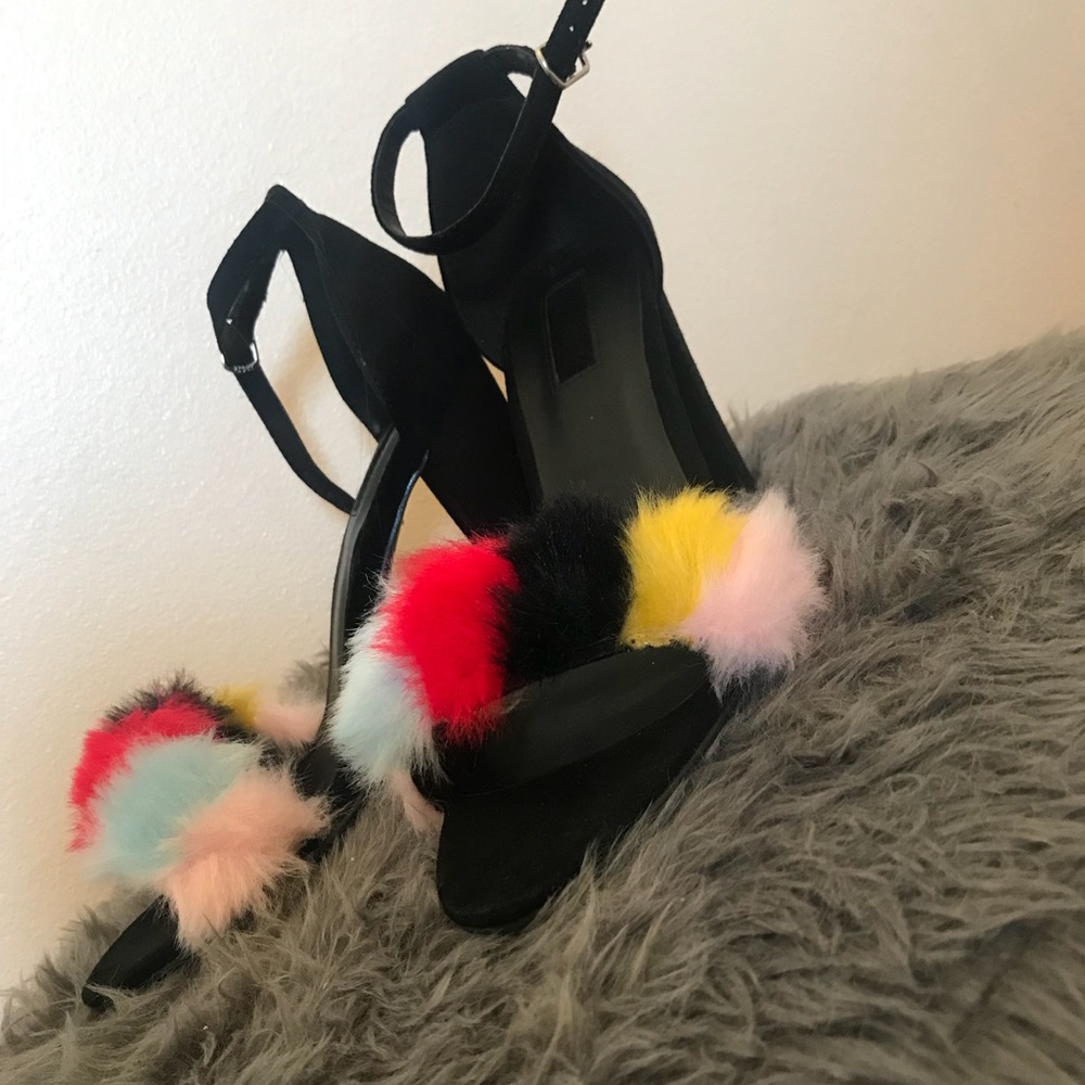 Forever 21 Fur high heels